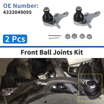 2 x Front Lower Ball Joints for Toyota Camry (2017–2022)