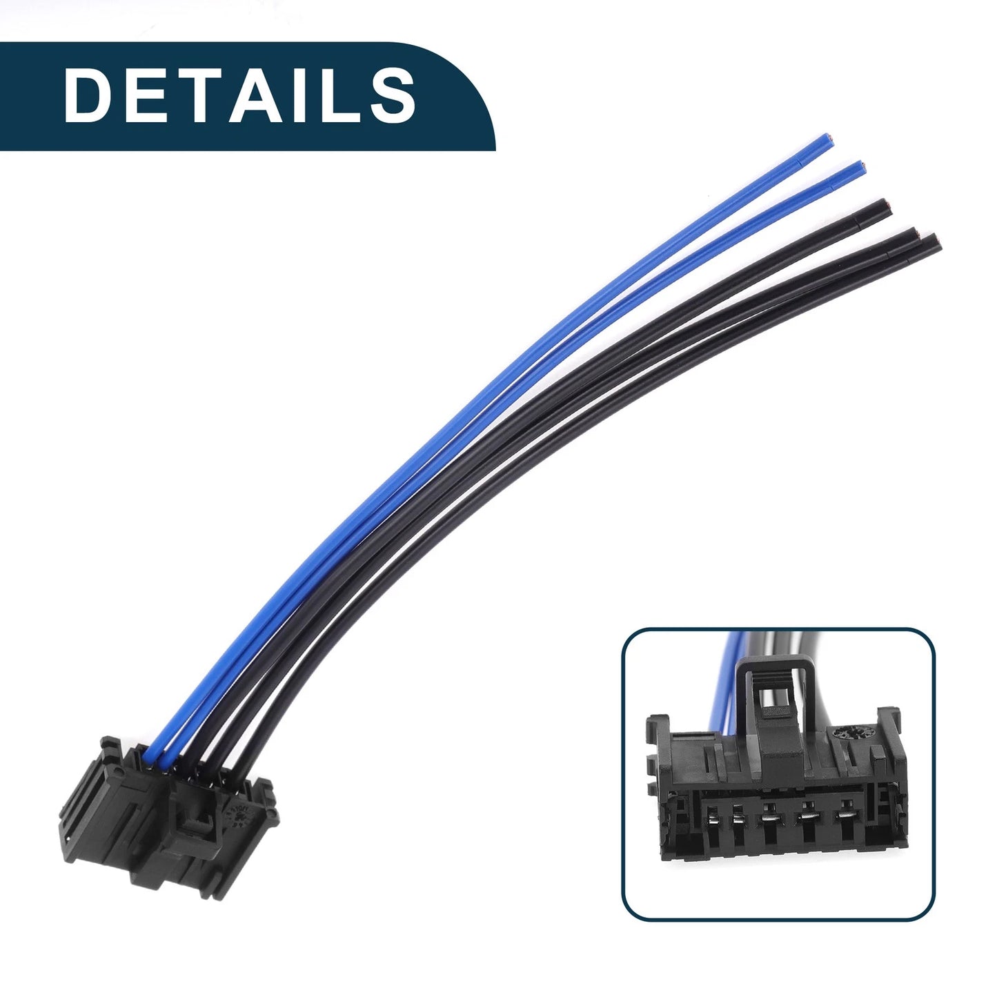 Blower Motor Resistor Cable Connector for Peugeot 206 (2000-2010)