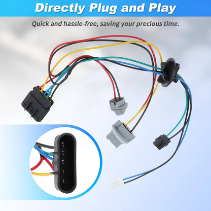Headlight Bulb Wiring Harness for Chevrolet Impala (2006 - 2013)