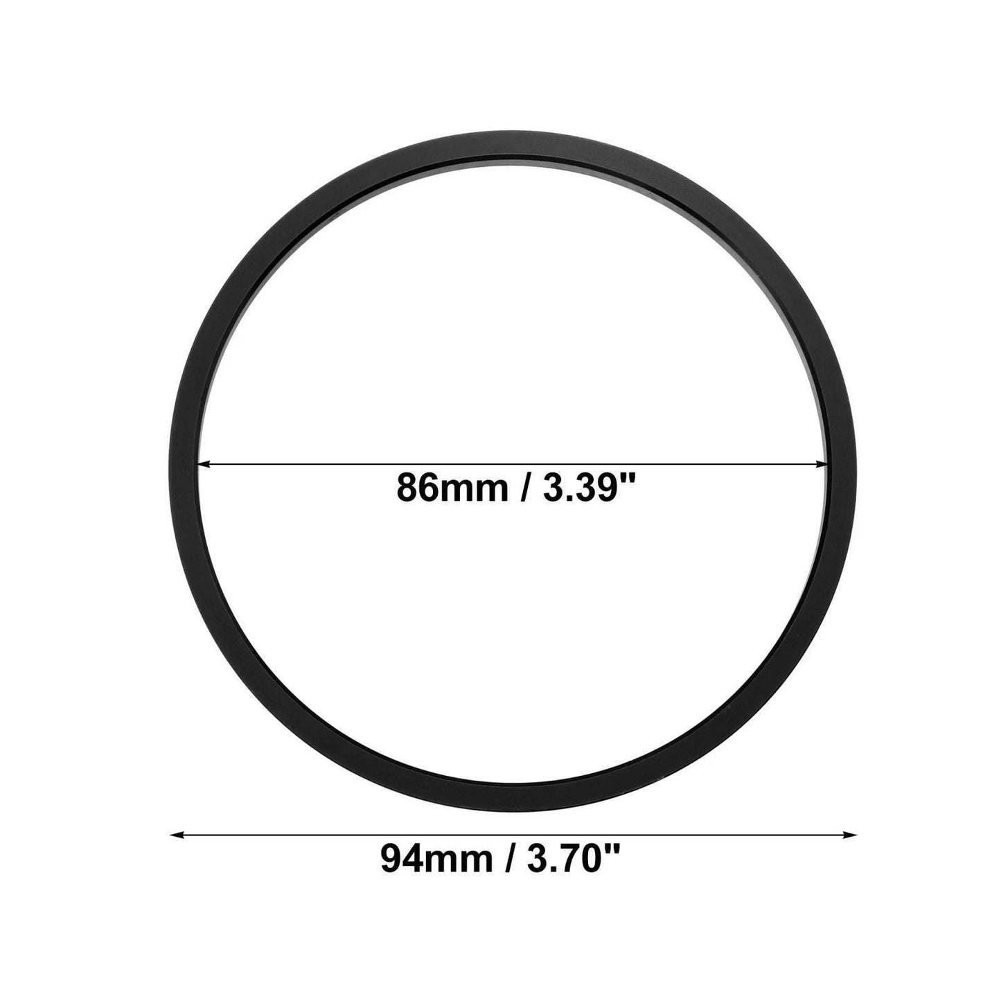 A/C Vent Ring / 4Pcs / Outer Black Trim Ring Covers for Toyota Tacoma (2016–2022)