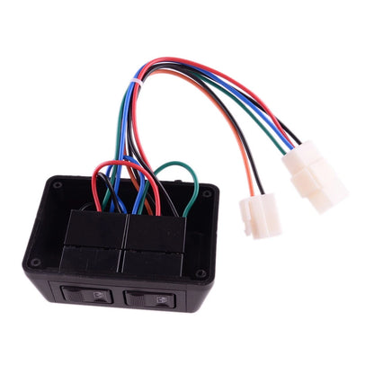 12V Front 2 Door Power Window Switch Cable Harness for Universal Cars