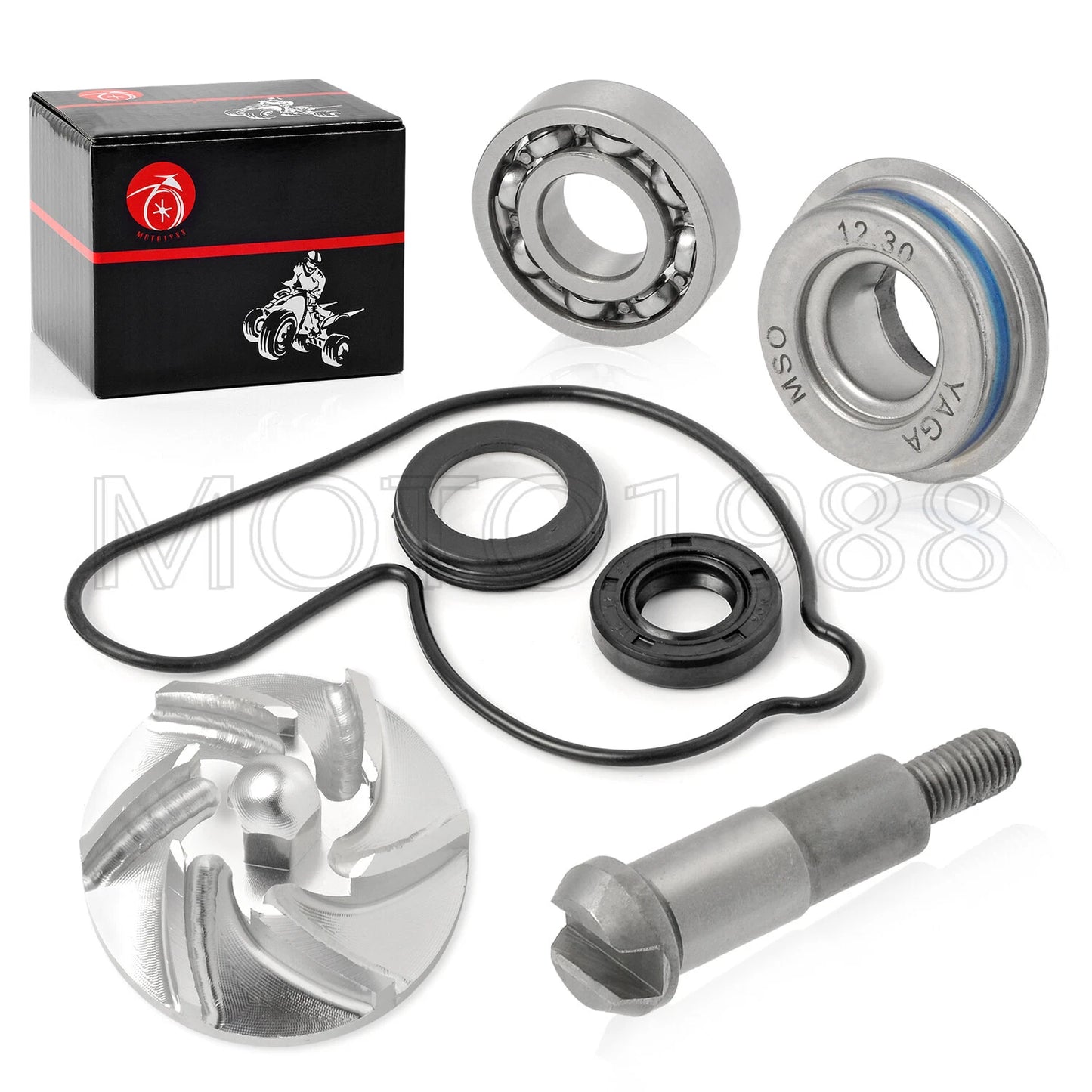2x Water Pump Seal Repair Kit for Honda TRX450R/TRX450ER (2004–2014)