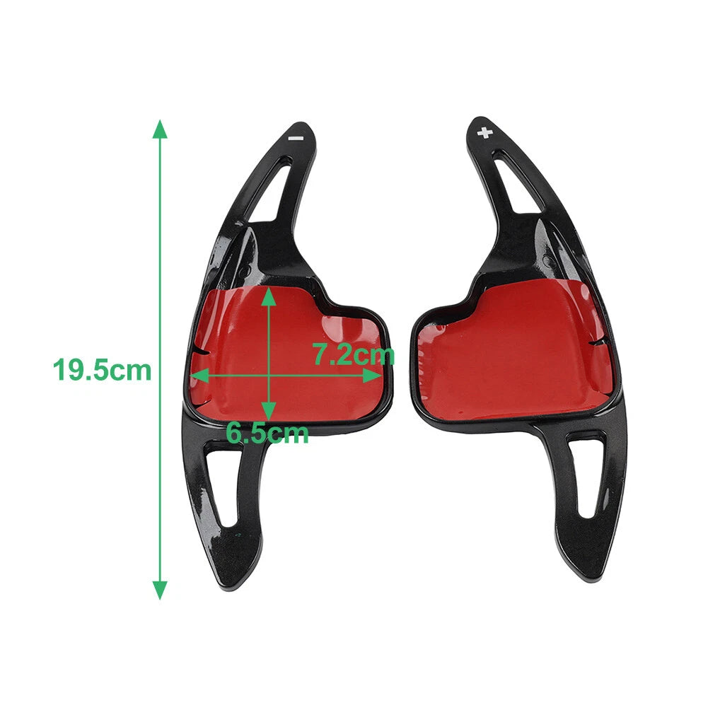 Red Steering Wheel Paddle Shifter Extensions for BMW 1 2 3 4 5 6 7 X1 X3