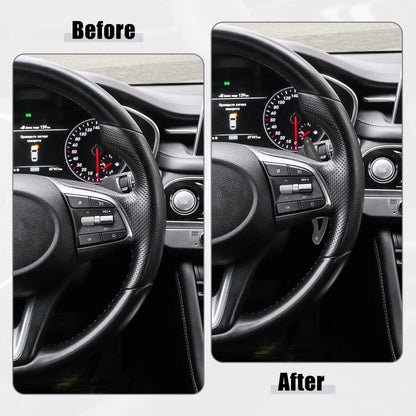 Steering Wheel Paddle Shifter Extensions for Hyundai 2018-2021 Aluminum Black
