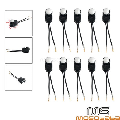 10Pcs Handlebar Brake Light Switch Mounts for Harley Sportster XL (2014-2023)