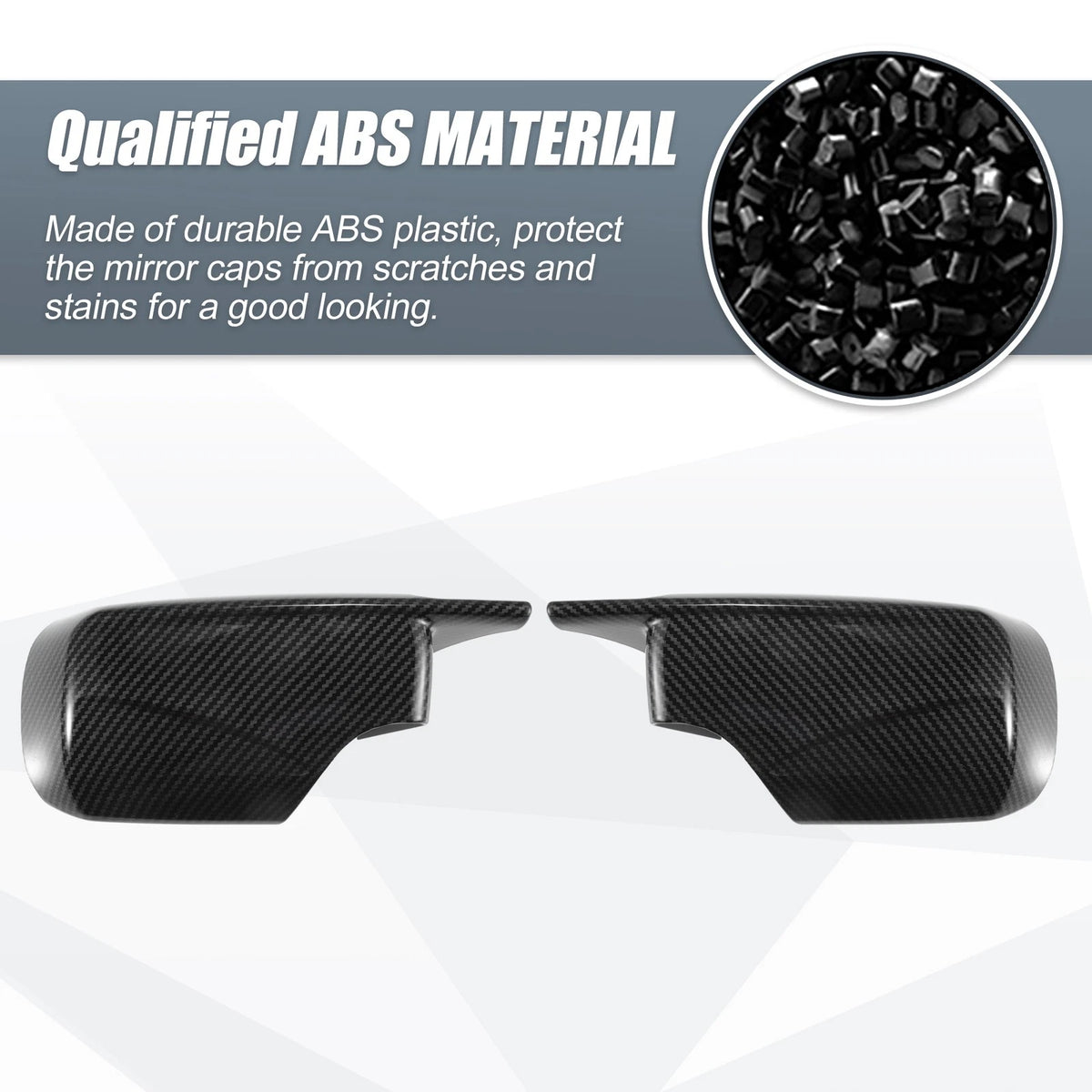 Carbon Fiber M4-Style Rearview Mirror Covers for BMW E39 E46 1998-2005