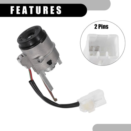 Ignition Switch Door Lock Cylinder w/ Keys for Kia Rio (2001-2011)