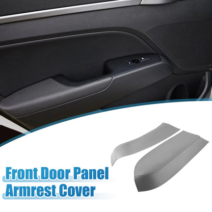 Front Door Panel Armrest Covers for Toyota Prius (2004-2009) Gray 1 Pair