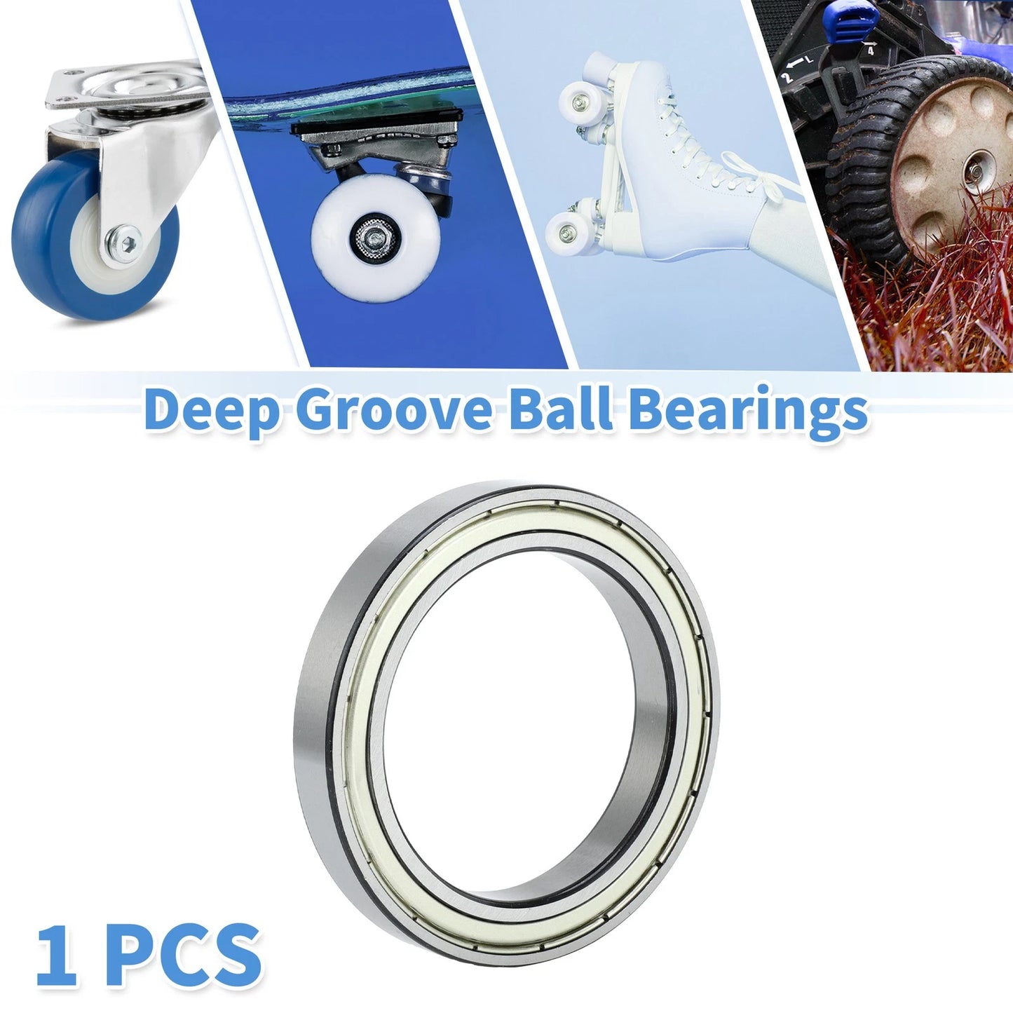 65x90x13mm Deep Groove Ball Bearings for Scooter Skateboard Wheel