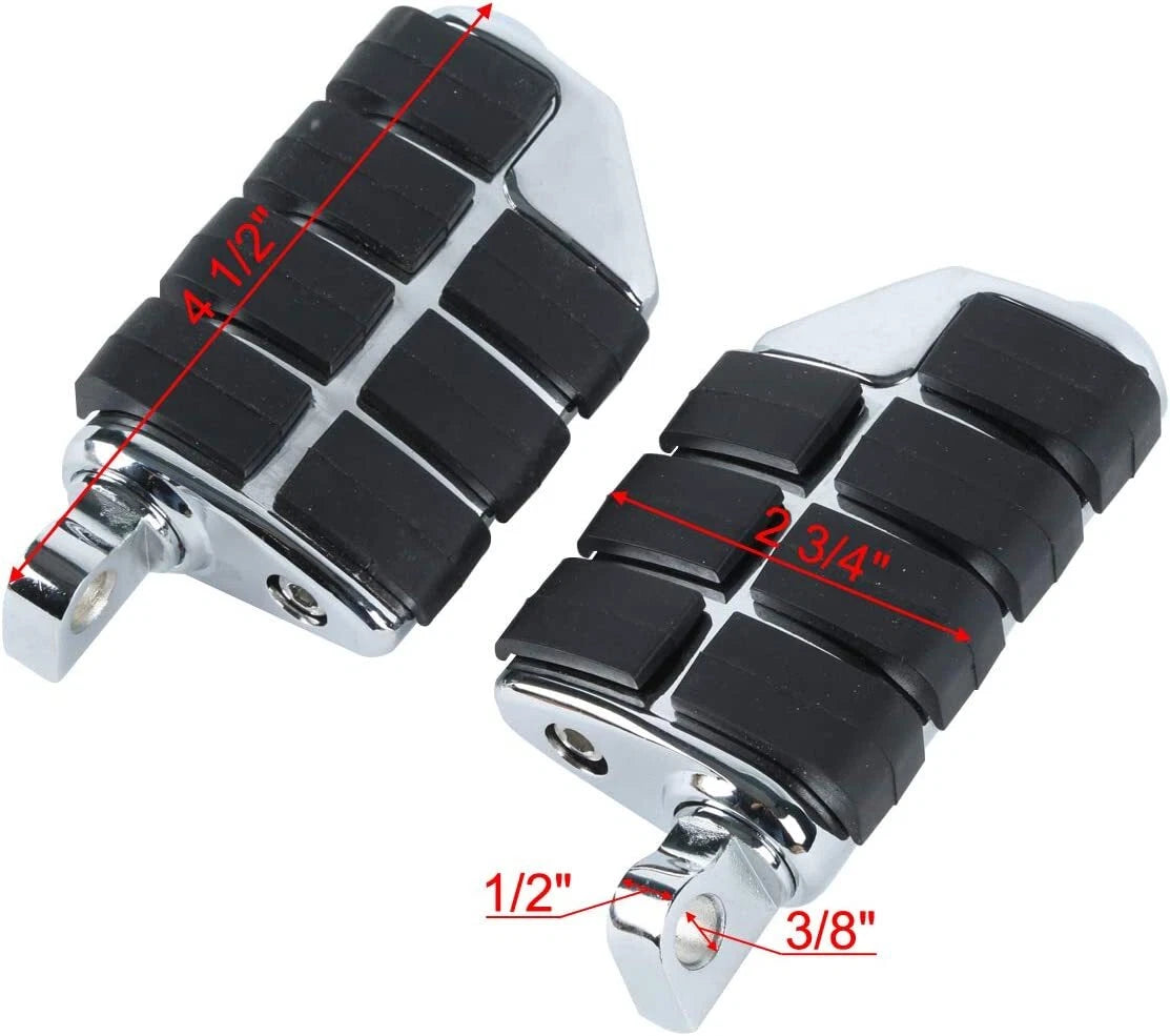 1-1/4" Motorcycle Foot Pegs for Harley Touring Chopper
