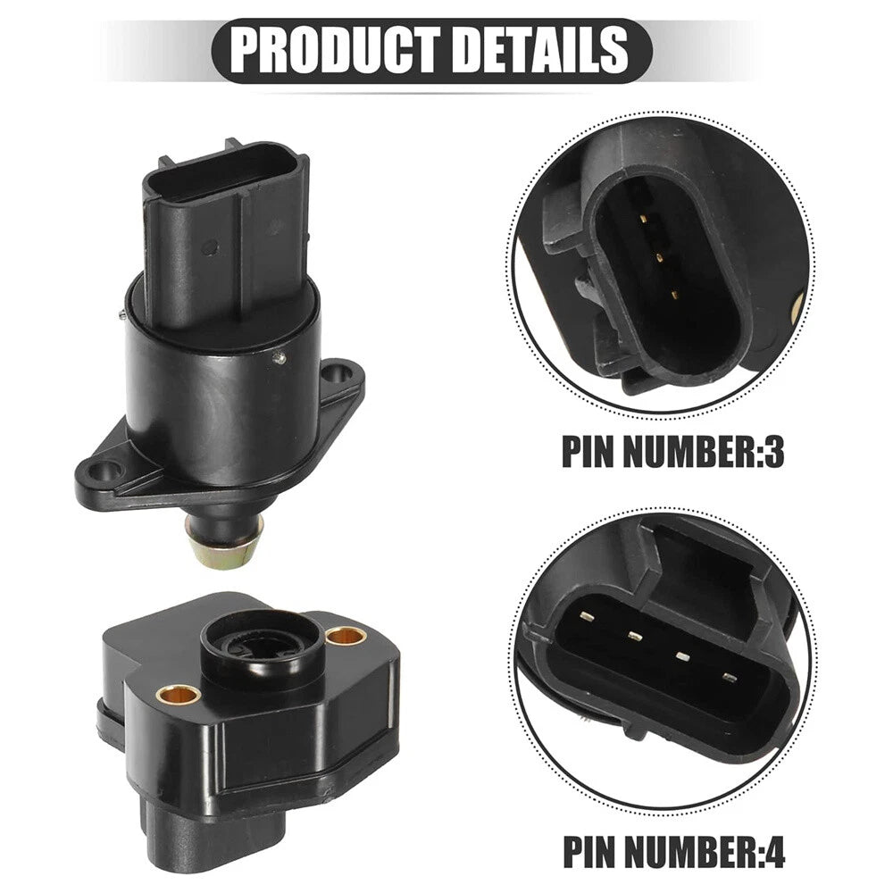 Throttle Position Sensor & Idle Air Control Valve for Jeep Wrangler, Cherokee (1997-2006)