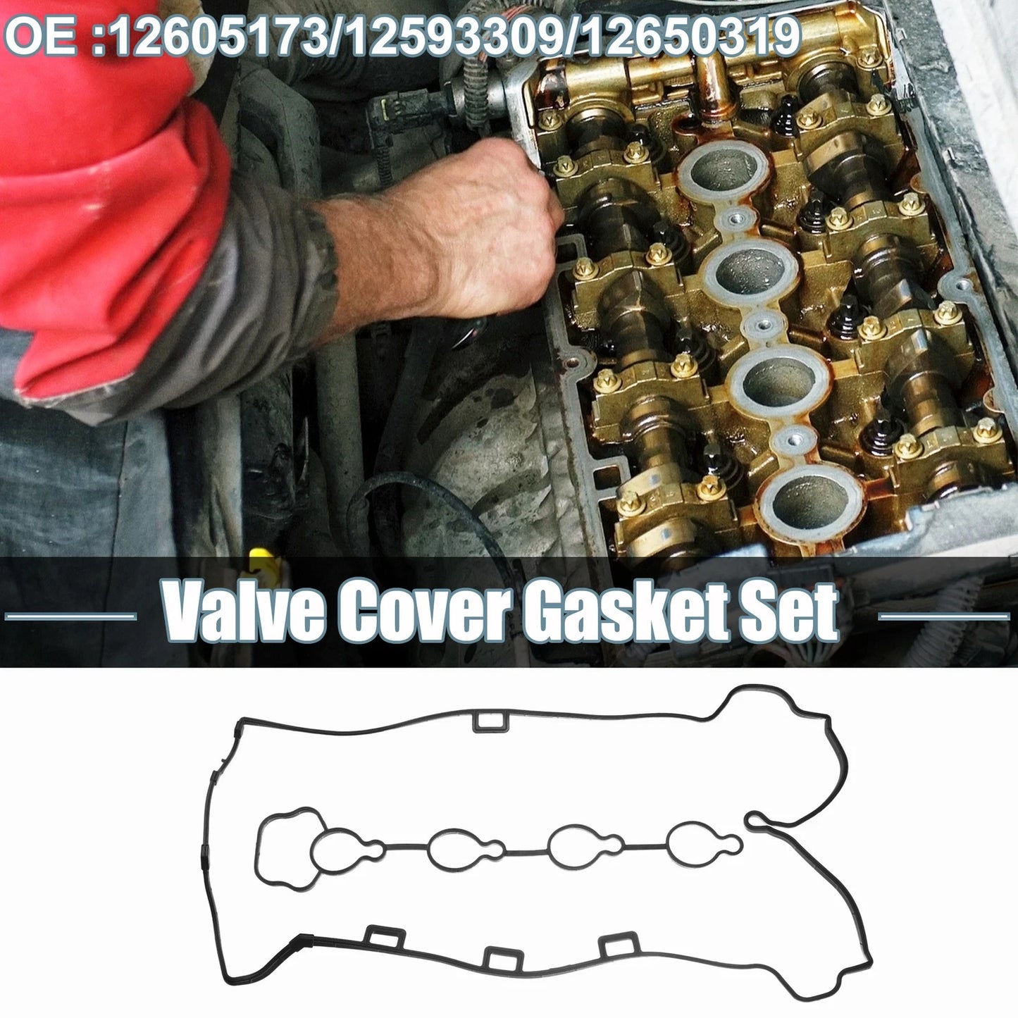 Set Valve Cover Gasket for Buick Verano (2013–2016)
