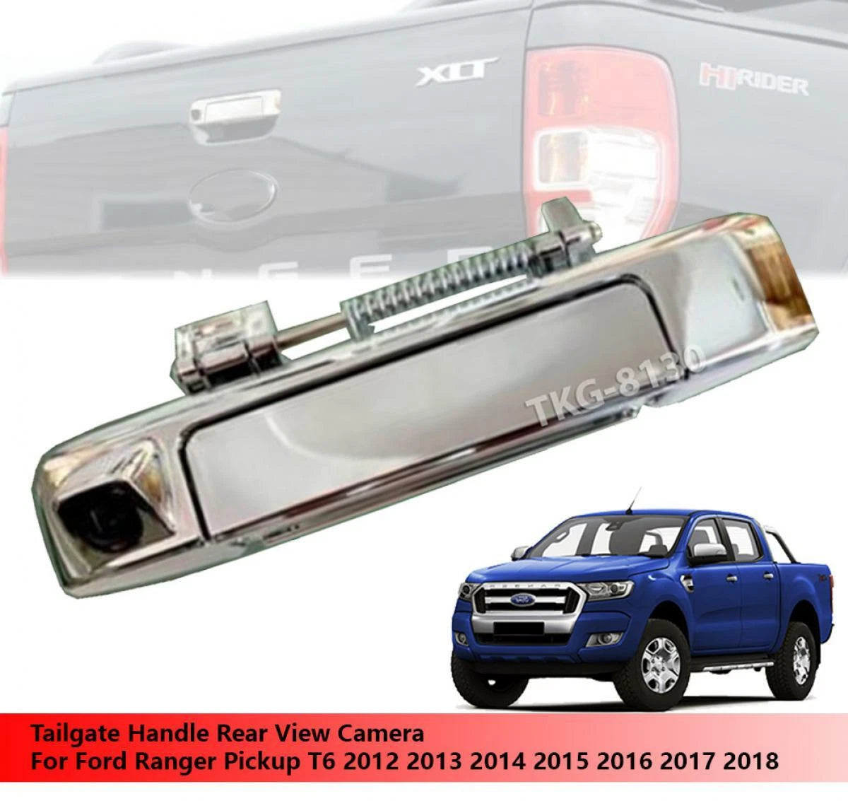Chrome Tailgate Handle with Camera for Ford Ranger Px(2012-2018)
