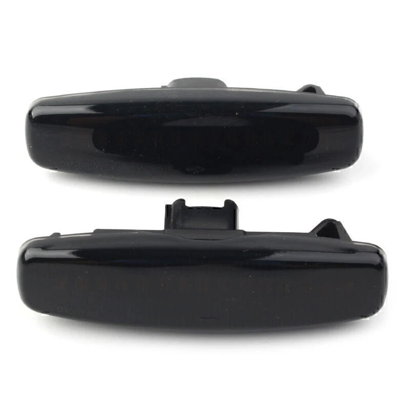 Black LED Sequential Side Marker Lights for Infiniti EX25 M35 Q60 Q70 QX50 (2008-2020)