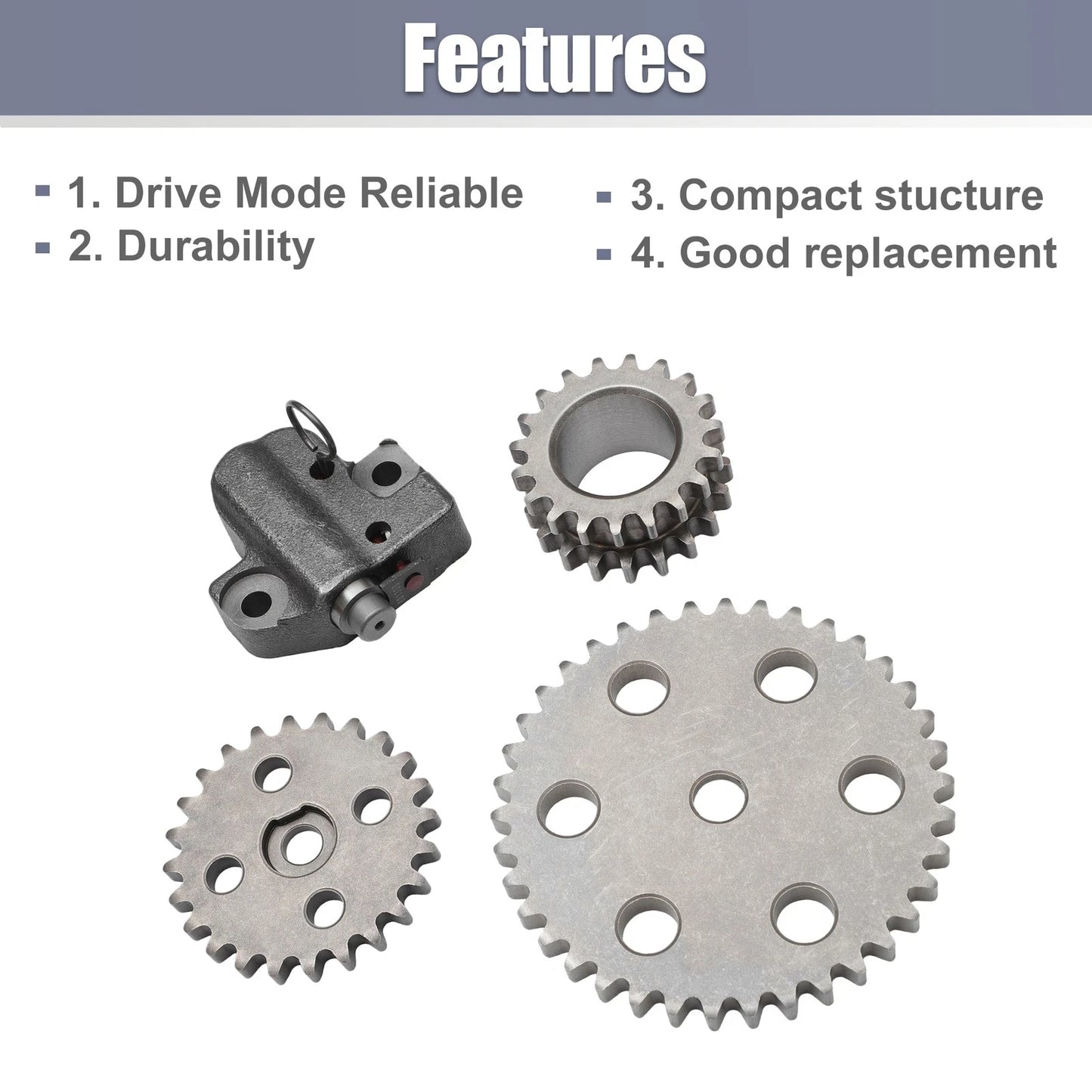 Timing Chain Kit for Mazda 3 5 6 Tribute 2.3L L4 (2004-2013)