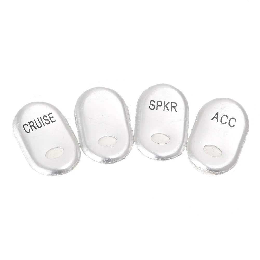 Stainless Steel Rocker Panel Switch Button Cover for Harley Touring FLHT FLTR (2009-2023)