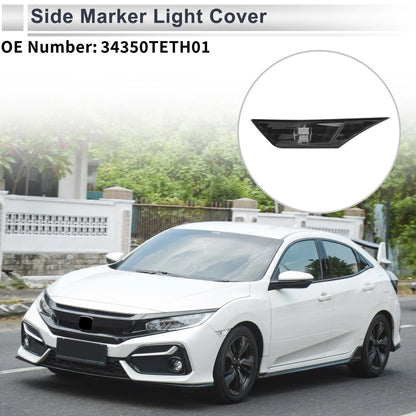 Left Side Marker Light Cover for Honda Civic (2016-2021) - Smoked Color