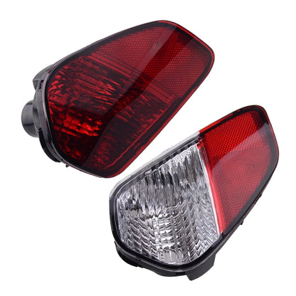 Red Lens Rear Bumper Reflector Lights for Mitsubishi Outlander (2003-2023)