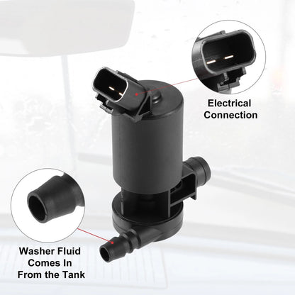 1x Windshield Washer Pump for Toyota Land Cruiser (2008–2011)