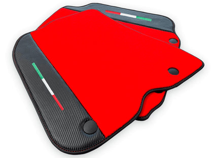 Red Floor Mats for Ferrari F12 Berlinetta (2012-2017)
