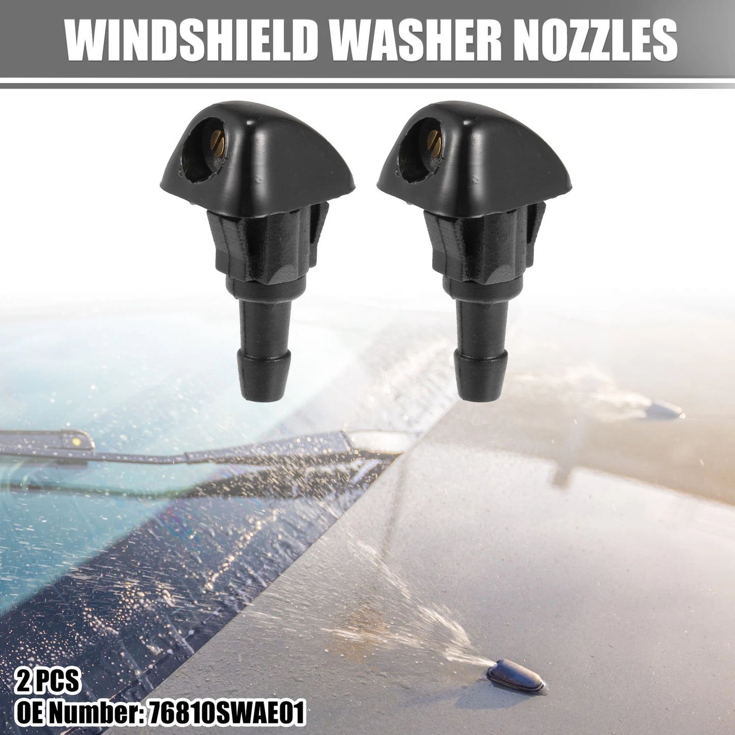 Windshield Wiper Washer Nozzle Spray Jet for Honda Civic (2006-2011)