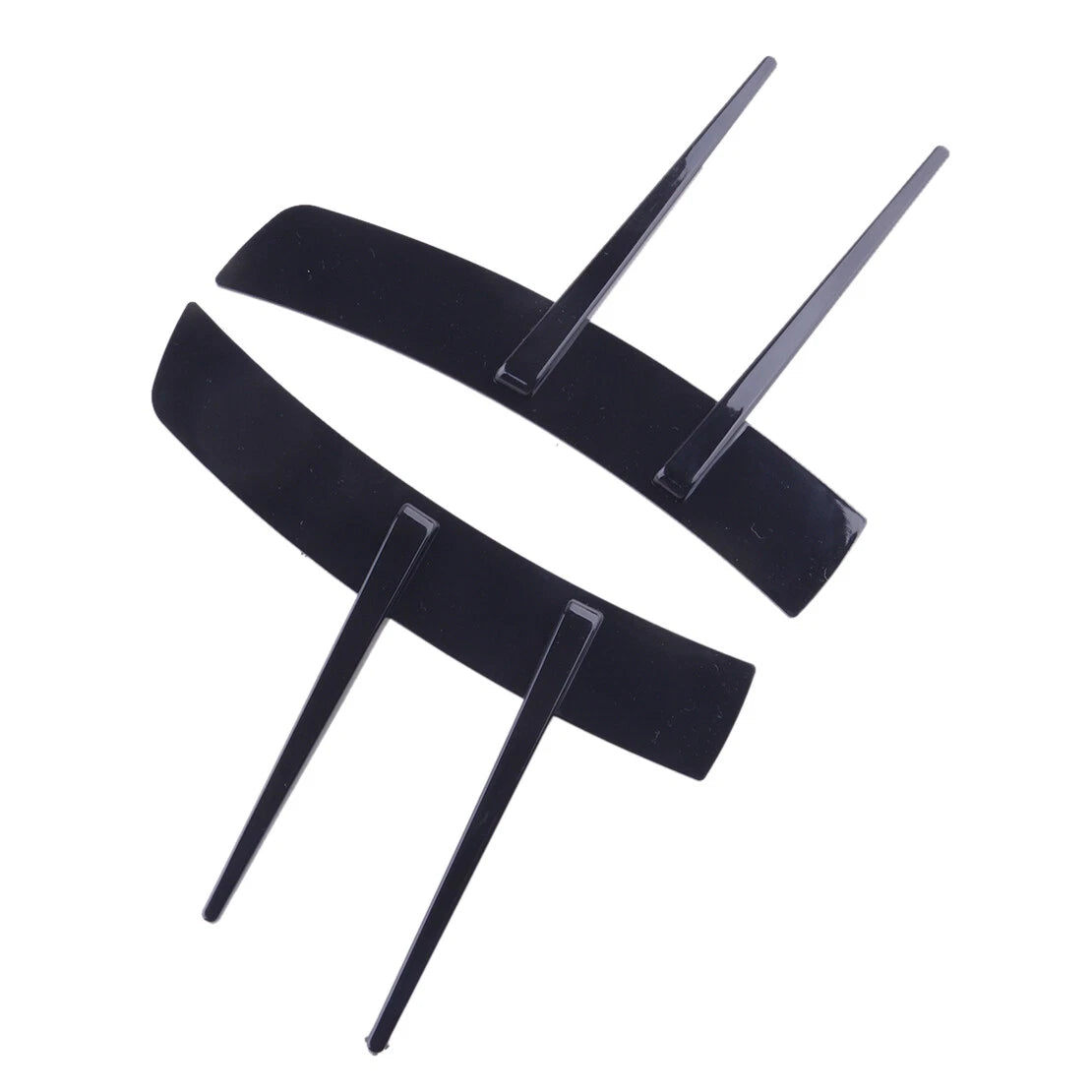 Black Front Side Fender Wing Air Vent Cover Trim for Universal Car