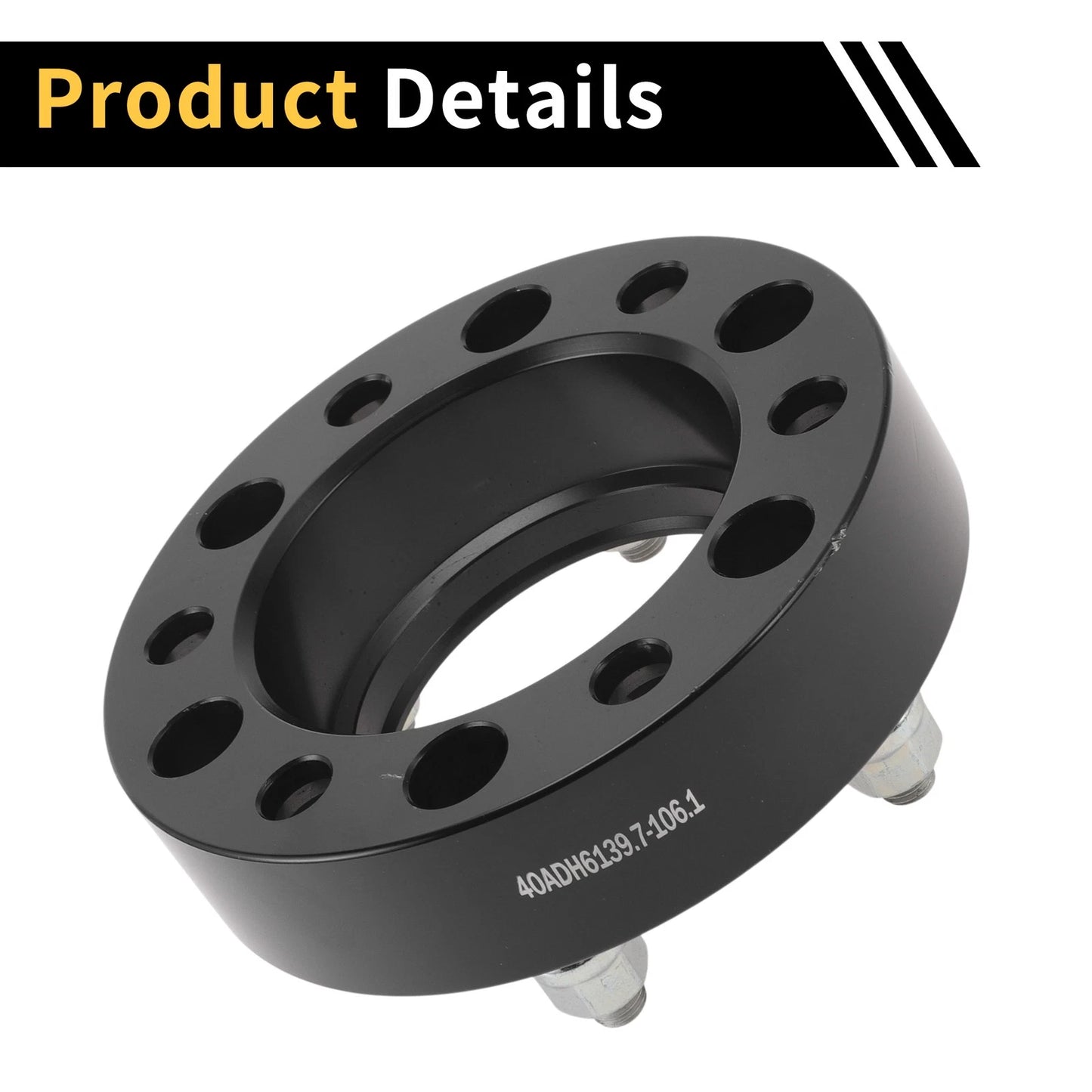 6x139.7mm Wheel Spacers 108mm for Toyota Land Cruiser (80-97)