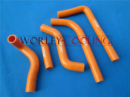 Silicone Radiator Hose for Suzuki RMZ450 (2014-2017) - Orange