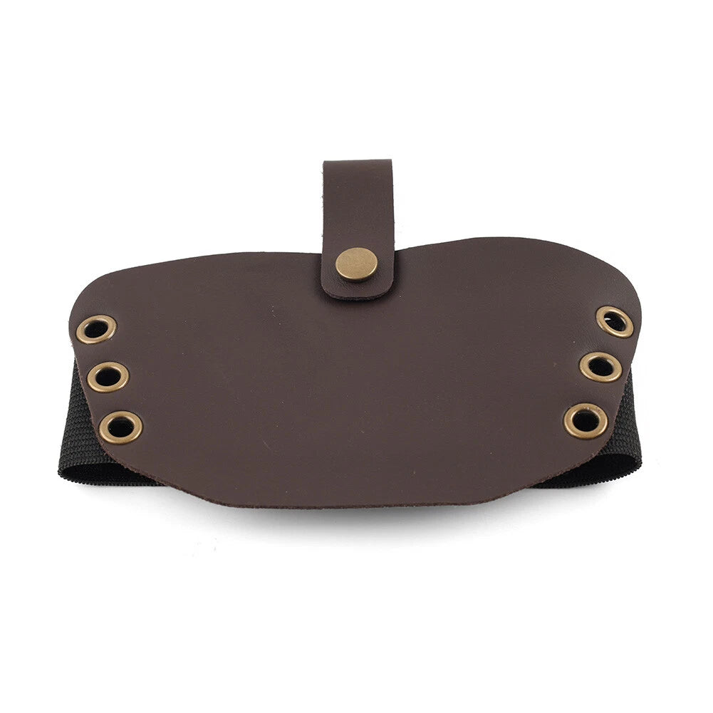 Leather Shifter Cover Boot Protector for Motorcycle - Brown