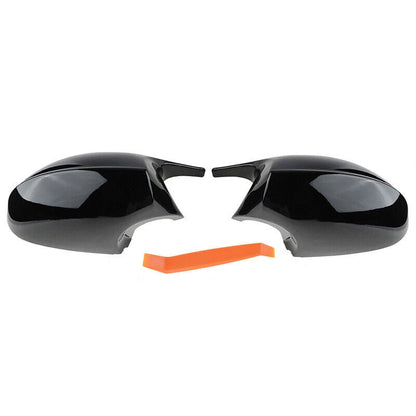 Gloss Black Side Mirror Covers for BMW E90 E93 M3 Style (2007-2013)