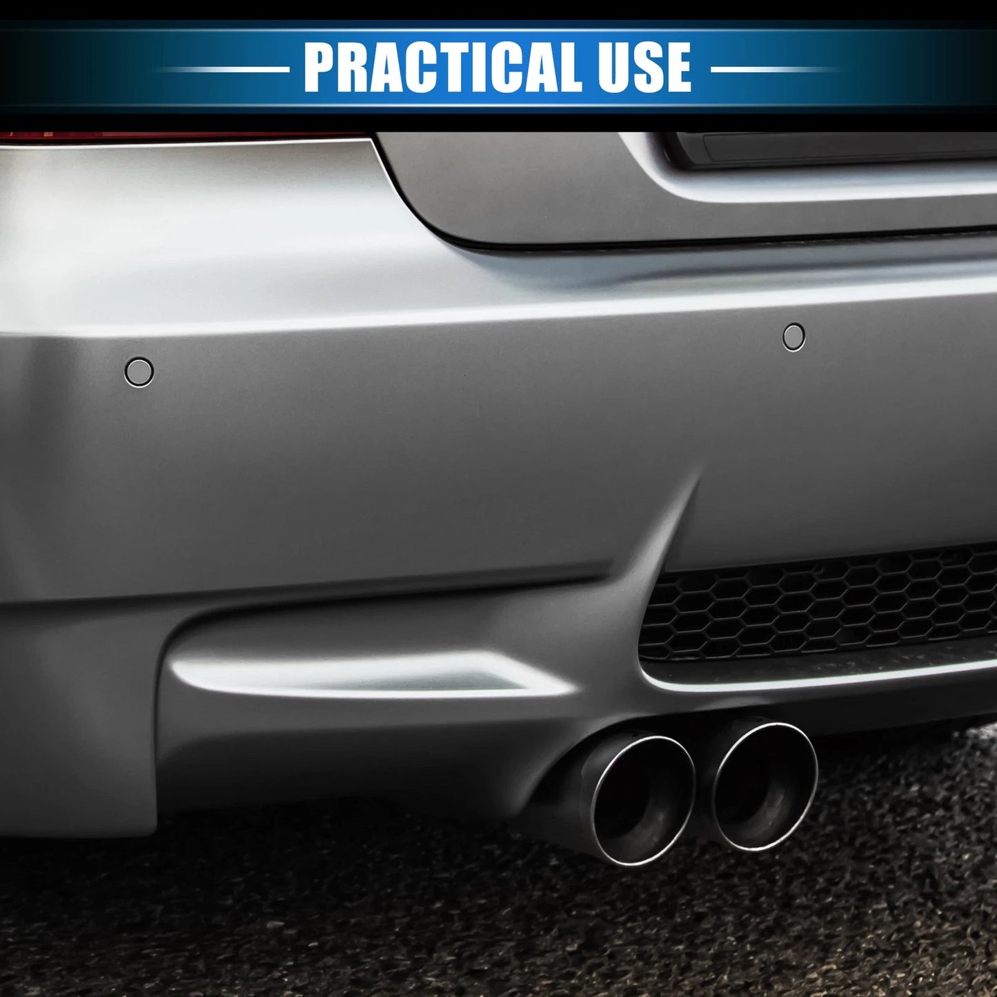 Car Exhaust Tips for BMW 328i 325i E90 (2007-2010) Silver Tone