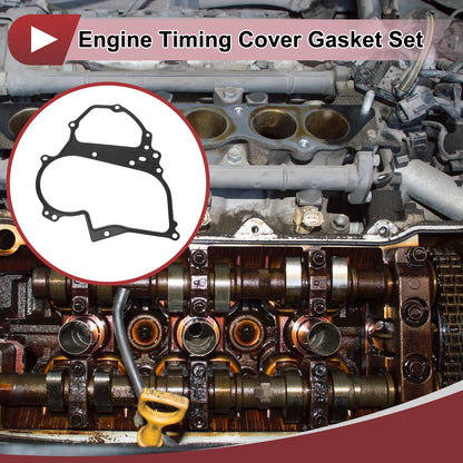 Engine Timing Cover Gasket Set for Infiniti 2.5L 3.5L 3.7L