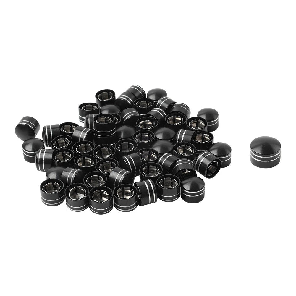 60X Engine Screw Cap Bolt Covers for Harley Touring Road Street Glide Softail