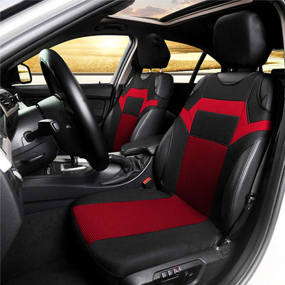 Universal Front Car Seat Covers T-shirt Design Protector Cushion