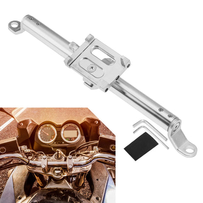 Balance Bar Extender Bracket Center Hole Silver Tone 1 Set for Motorcycle