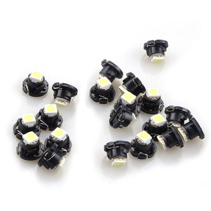T4.7/T5 Neo Wedge LED Bulb 2 x Dash Climate Instrument Base Light for VW (2003-2015)