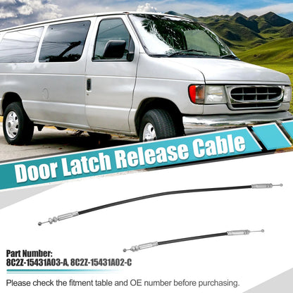 Rear Right Door Latch Release Cable for Ford E150 E250 (2008-2014)