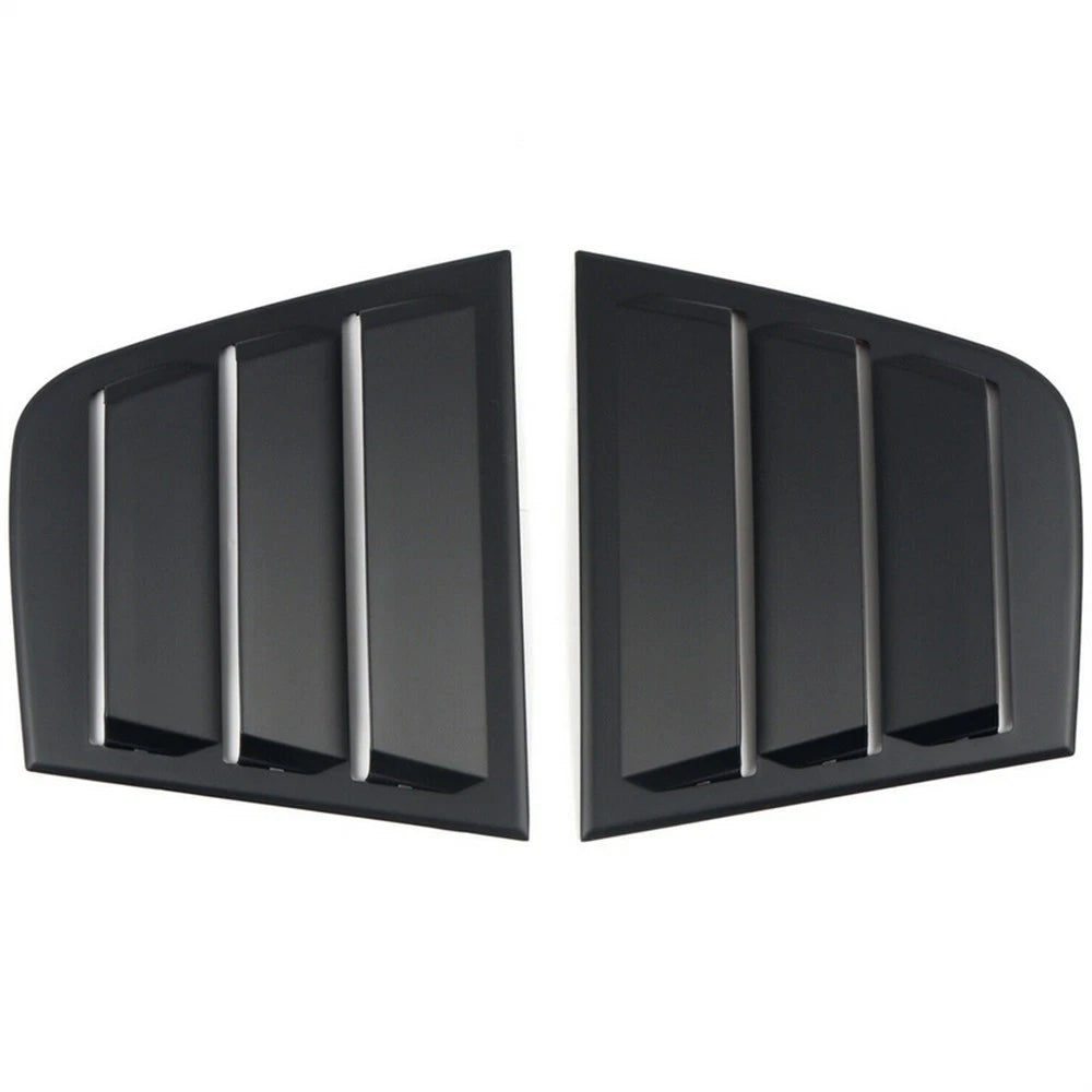 Gloss Black Quarter Louver Covers for Dodge Charger (2011-2021)