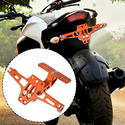 License Bracket Fender E-liminator Orange for Motorcycle