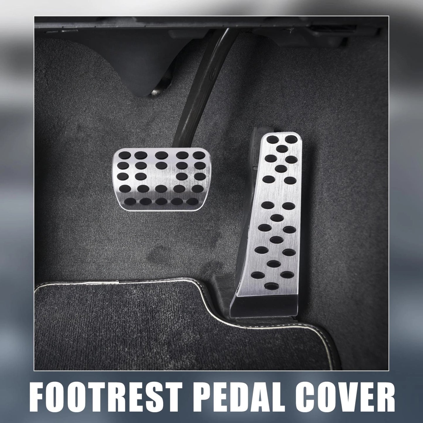 2 x Gas Brake Pedal Pad Covers for Mercedes-Benz C E S GLC GLE Class