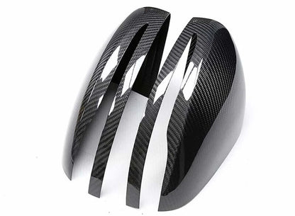DRY Carbon Fiber Add-on Side Mirror Shell Cover Caps For Benz W167 GLE 2019-2020