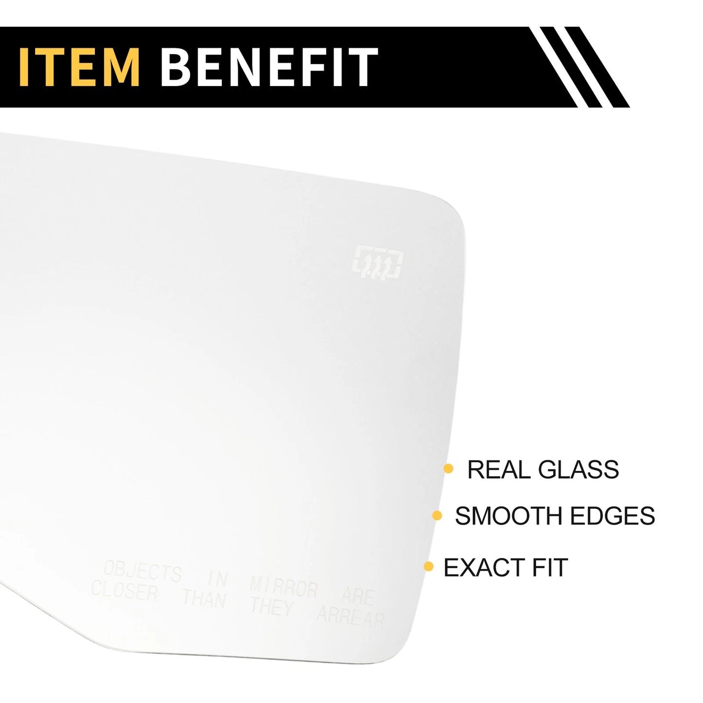Right Side Mirror Glass for Ford Explorer (2006-2010)