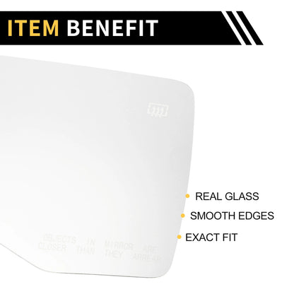 Right Side Mirror Glass for Ford Explorer (2006-2010)