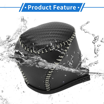 Car Gear Shift Knob Cover for Toyota CH-R 2017-2021 Black Carbon Fiber