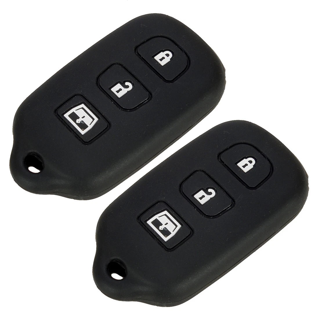 2 x Remote Key Covers for Toyota 4Runner, Sequoia, RAV4 (2003-2023)
