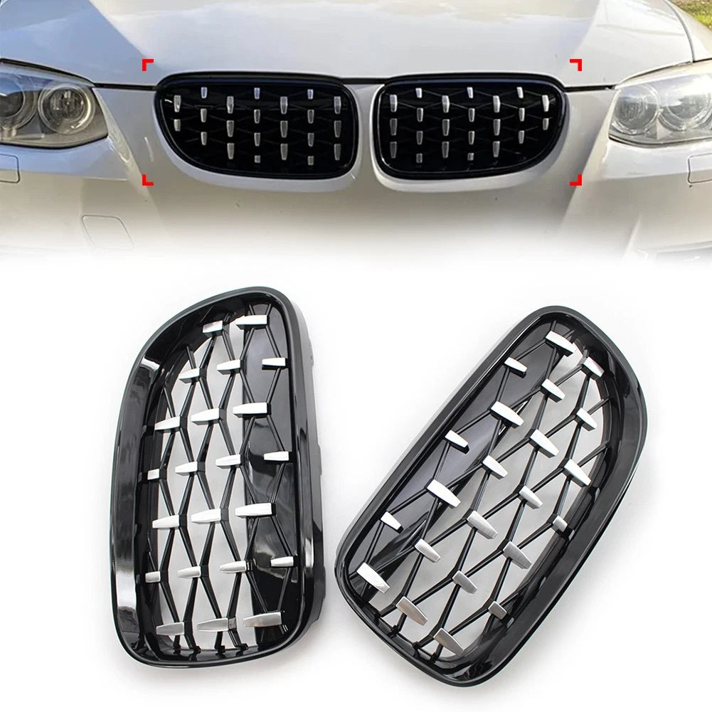 Diamond Front Kidney Grille for BMW 3 Series E92 E93 (2010-2013)