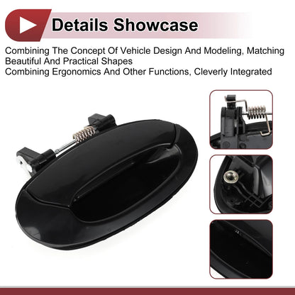 Exterior Door Handle for Hyundai Elantra Rear Right Black (2011-2016)