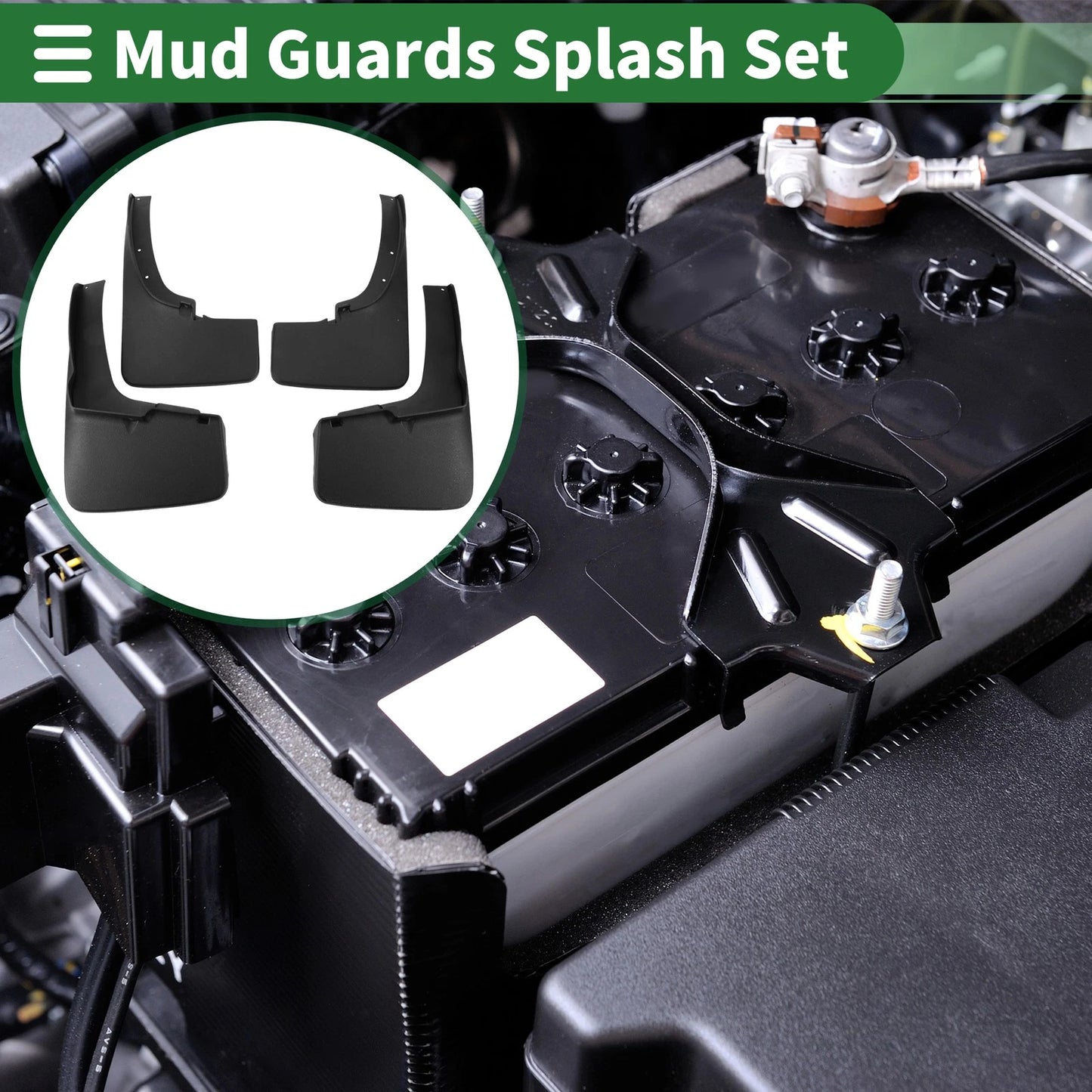 Mud Flaps Splash Guards for Ford Ranger T8/T9 (2019-2023)