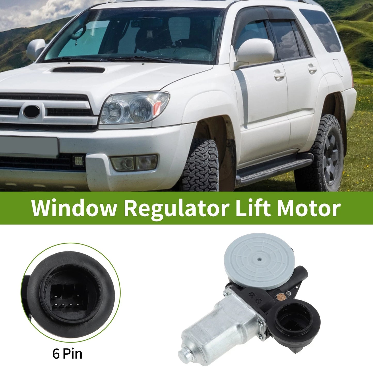 Power Window Regulator Lift Motor for Toyota 4Runner RAV4 Camry Sienna