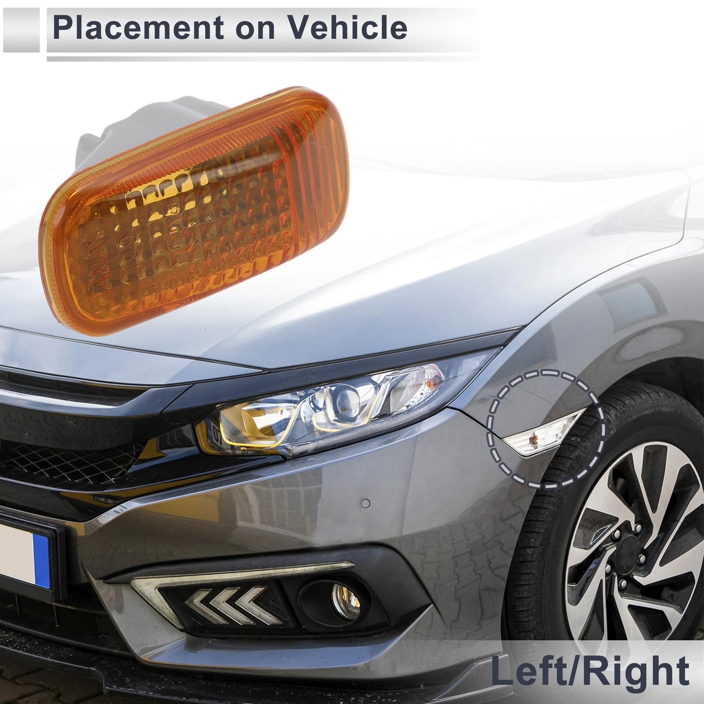 Car Side Marker Light Cover for Honda AZZ (2002-2008)